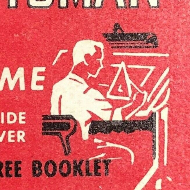 1940's-50's Full Matchbook - Draftsman - Learn at Home - Mail In Offer