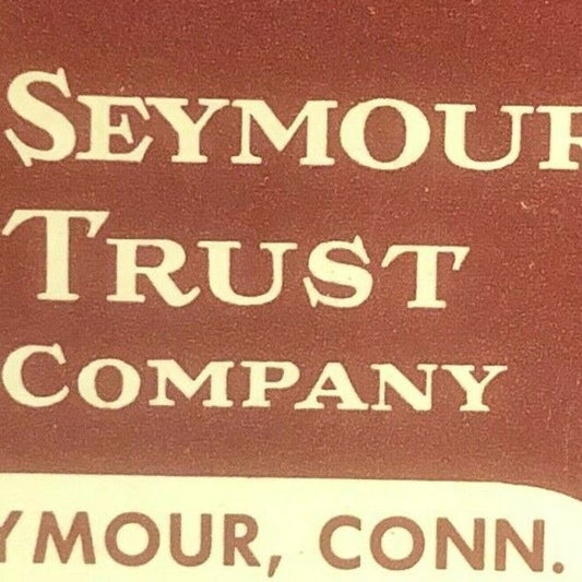 1950's-1960's Full Matchbook - Seymour Trust Company CT