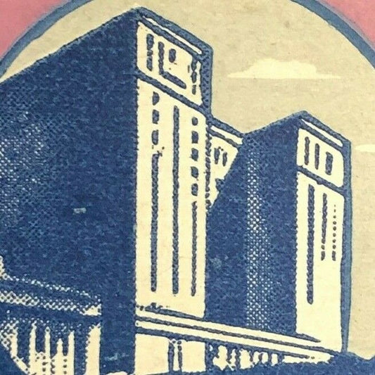 1940-50's Full Matchbook Advertising - Commodore - "Right At Grand Central" NYC