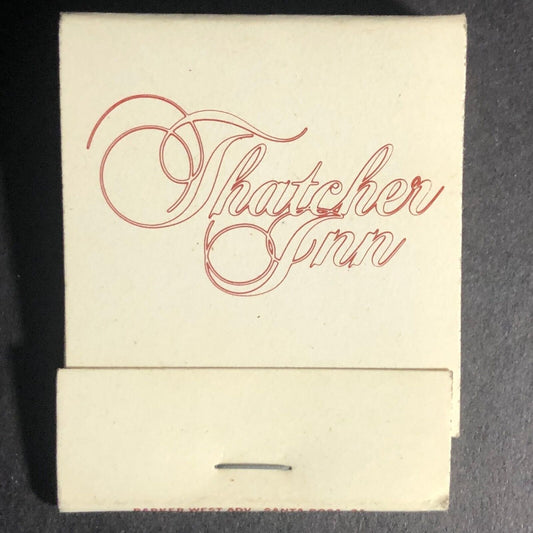 Harbor Inn Bed & Breakfast Hopland, CA Full Matchbook c1975-85