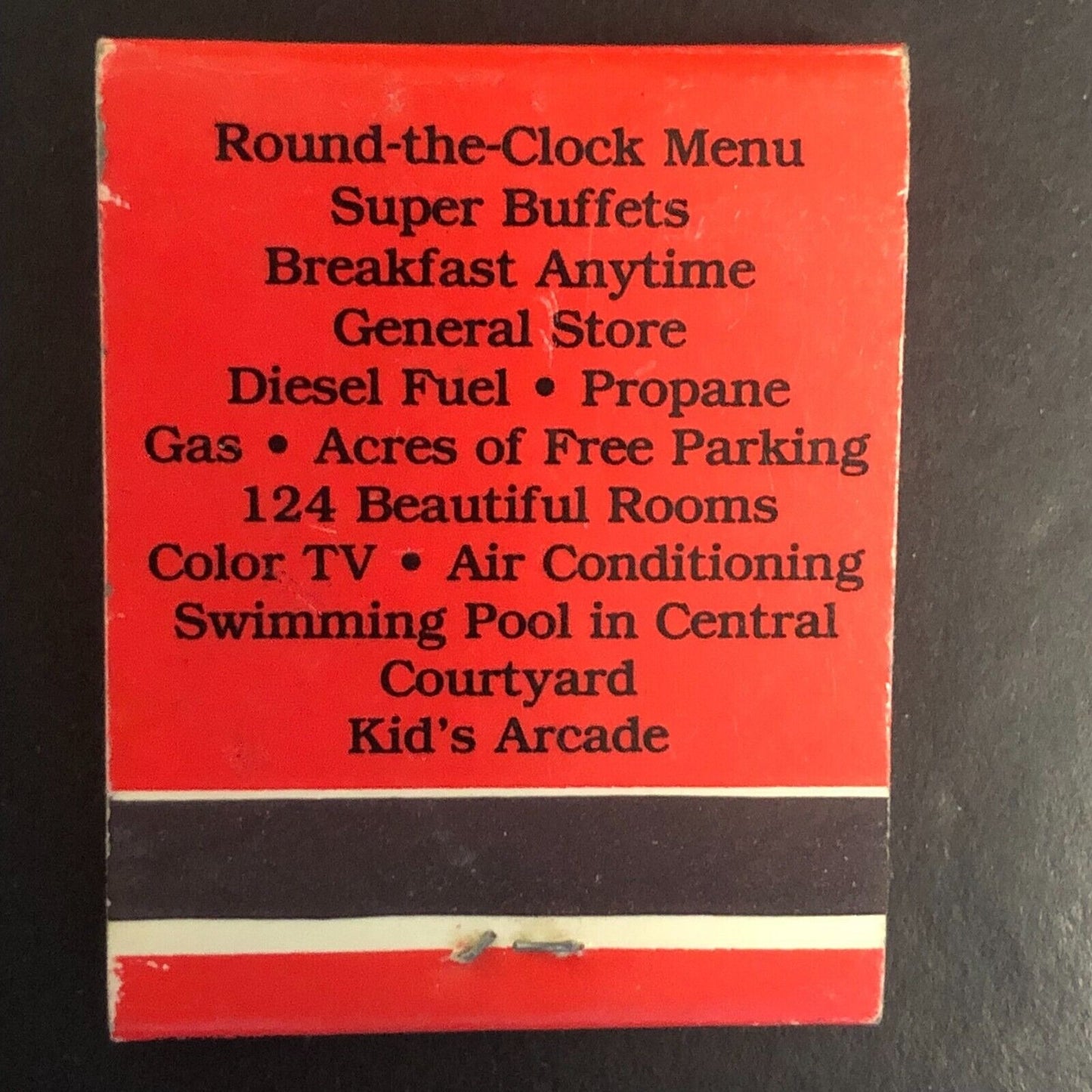 Boomtown Hotel Casino Verdi / Reno Full Matchbook c1975-85