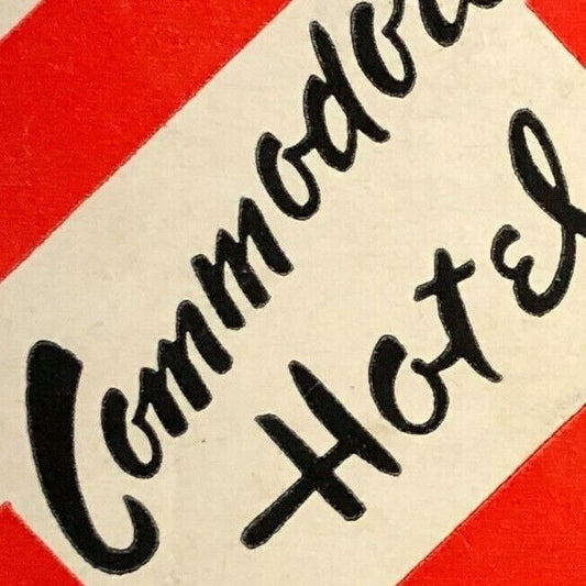 1940's-50's Full Matchbook - Commodore Hotel - San Francisco, CA