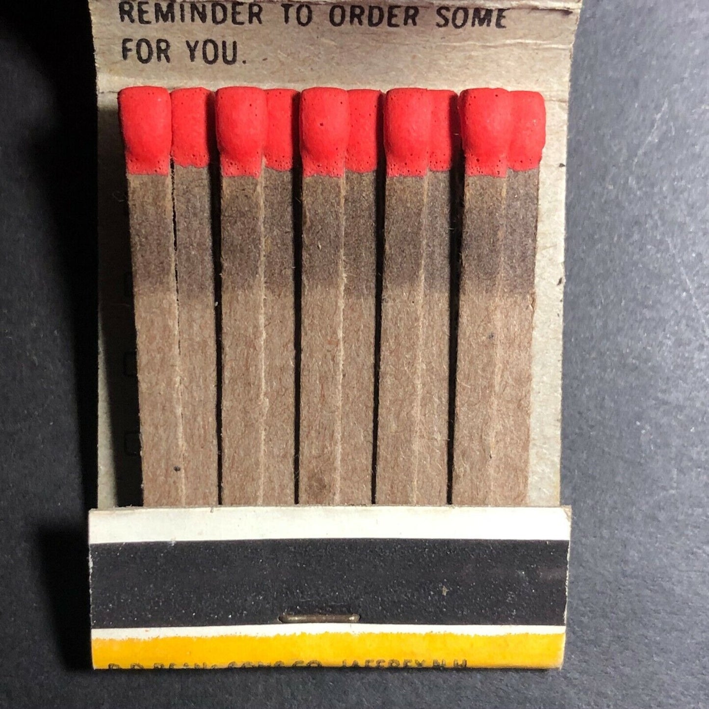 King Edward Cigarillos c1960's-70's Full Matchbook