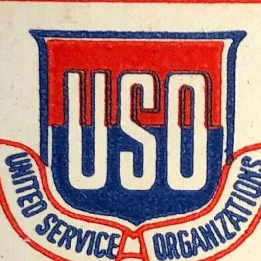 1940's-50's Full Matchbook Advertising - USO YMCA YWCA NCCS Salvation Army