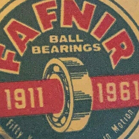 Bridgeport Hartford CT "Fafnir Ball Bearings" RAE Service c1960's Full Matchbook