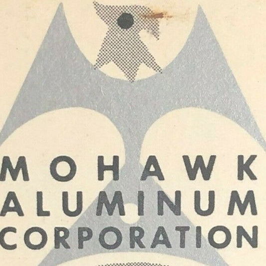 1970's Full Matchbook "Mohawk" Connecticut's First Aluminum Only Warehouse