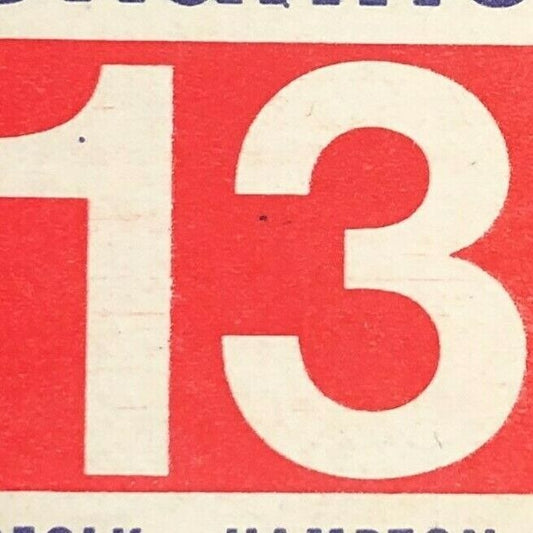 1960's-70's Full Matchbook - WVEC-TV Channel 13 News - Norfolk Hampton, VA