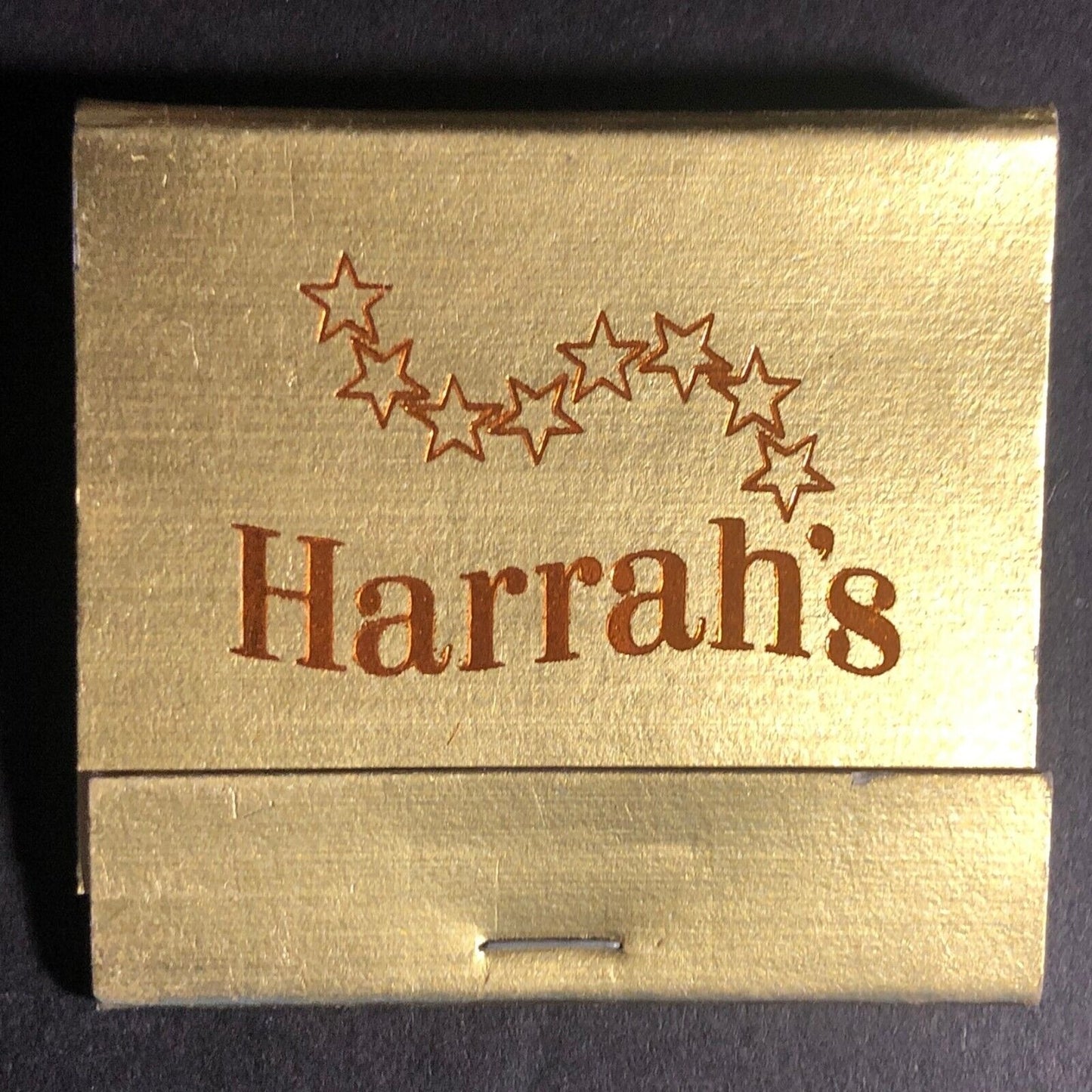 Harrah's Reno & Lake Tahoe 30-Strike Matchbook c1975-85 - VGC