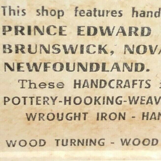 1970's-80's Full Matchbook - Lothian's Gift Shop - Thymewood - Covehead Bay