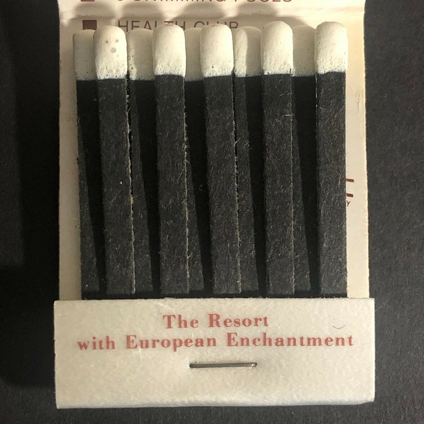 Dundee, IL "Chateau Louise Resort" c1970's Full Matchbook
