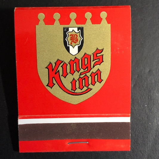 King's Inn Restaurant Treasure Island Florida Full Matchbook c1968-74 Scarce