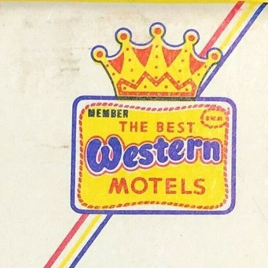 1940's-50's Full Matchbook - Best Western - Surf Motel - Santa Rosa, NM