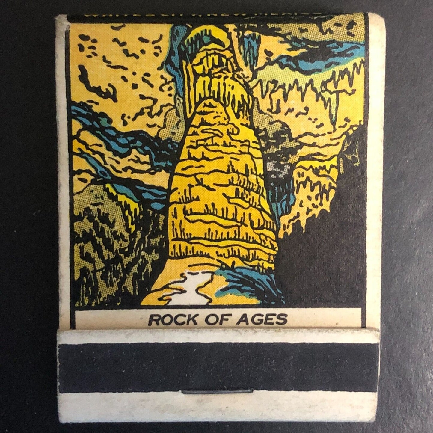 Carlsbad Caverns White's City New Mexico Full Matchbook c1940's