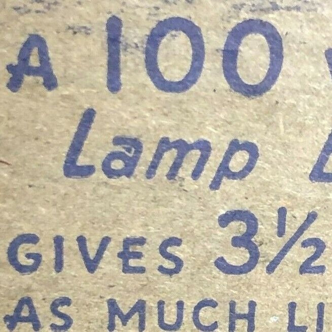 1940's Full Matchbook "Good Lighting Saves Eyesight" "Good Lighting Is Cheap"