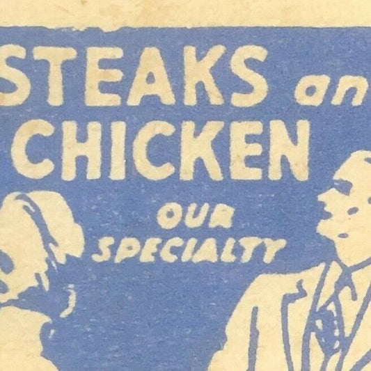 1930's-1940's Full Matchbook - Patsy's Grill Spaghetti Ravioli Meriden, CT