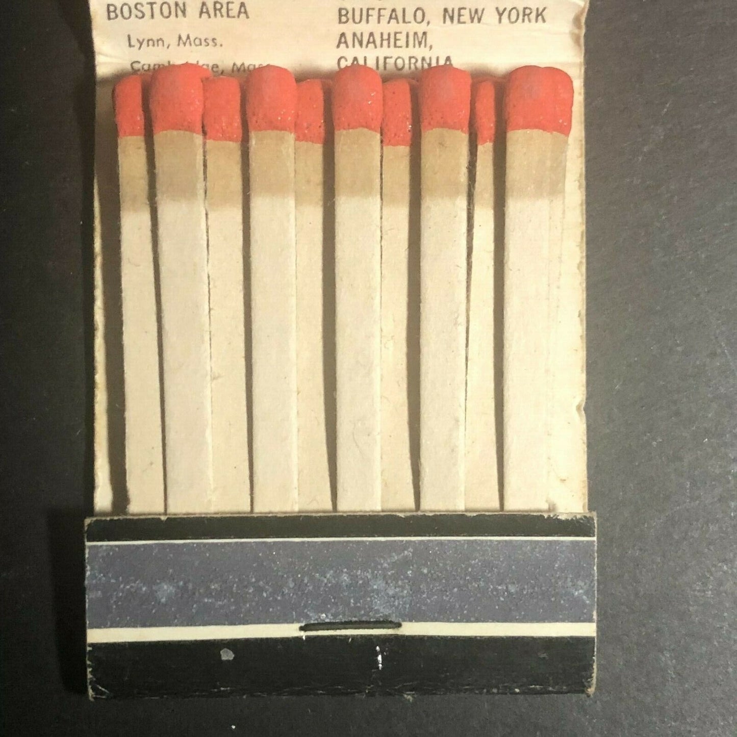 1960-70's Full Matchbook - "Rib Room" "Hotel Corporation Of America"