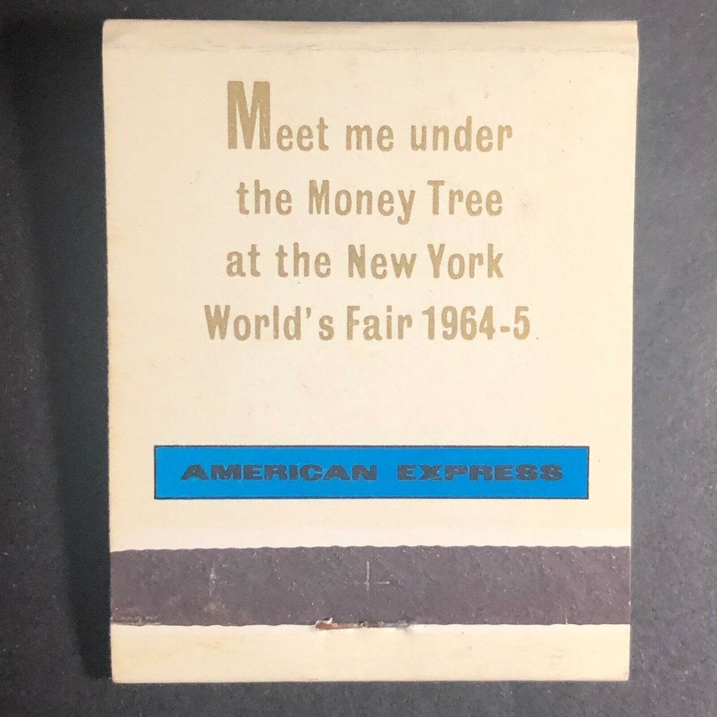 1964-65 American Express New York World's Fair Very Scarce Full Matchbook