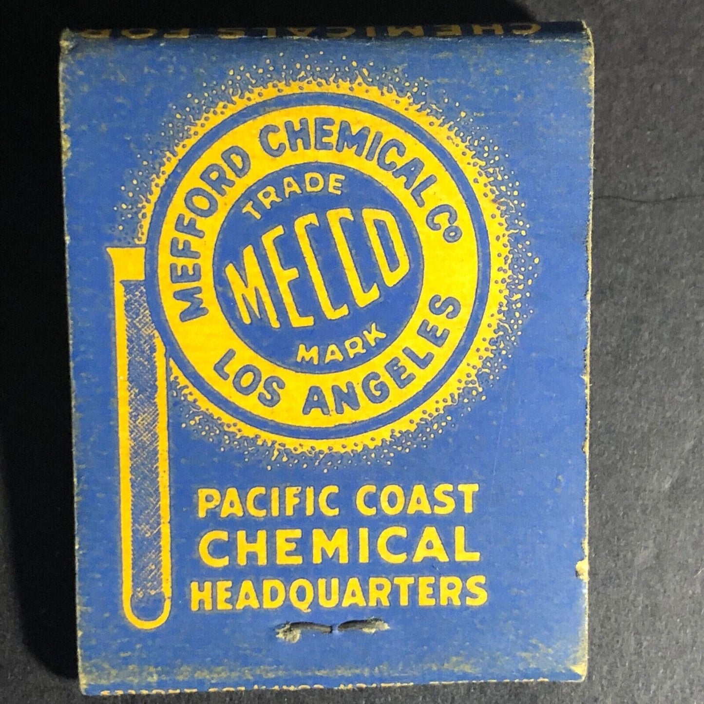 Mefford Chemical Los Angeles 20-Strike Full Matchbook c1940's VGC Very Scarce