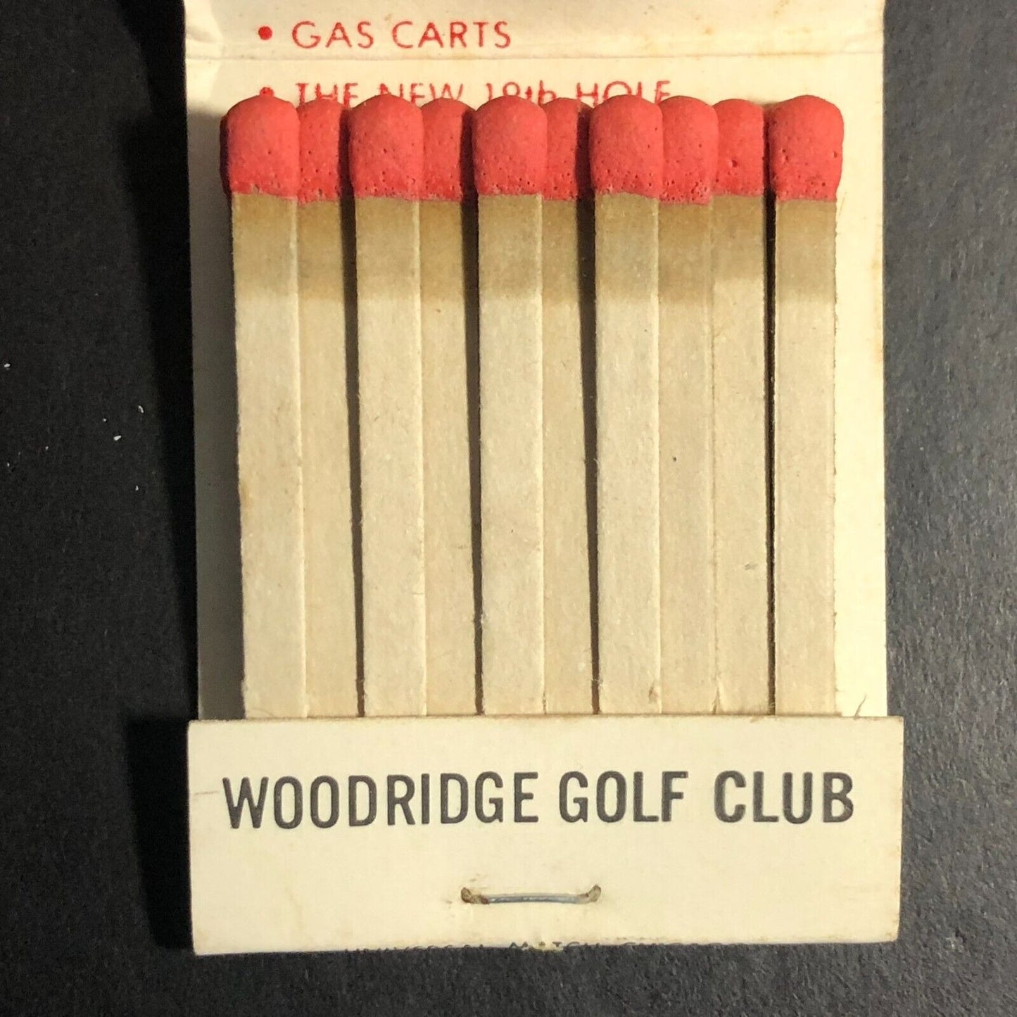 Woodbridge Golf Club Lisle, IL Near Full (-1) Matchbook c1974-79