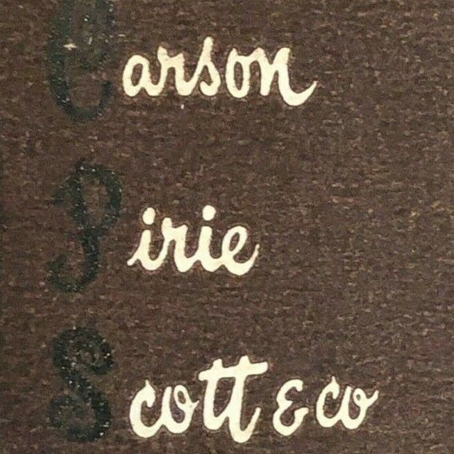 Vintage Scarce c1960's Full Matchbook "Carson Pirie Scott & Co."