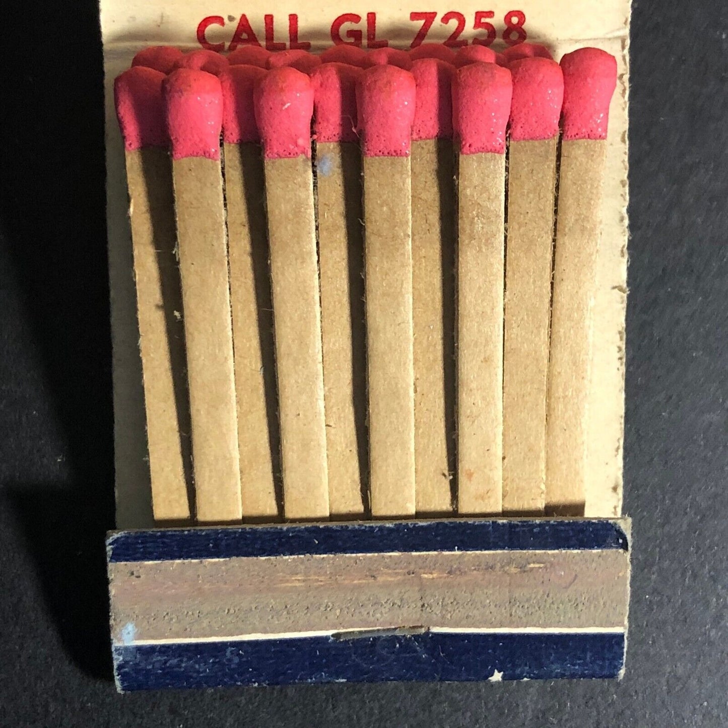 Jai Alai Tijuana Mexico 20-Strike -1 Matchbook c1960's Scarce - Real Photo
