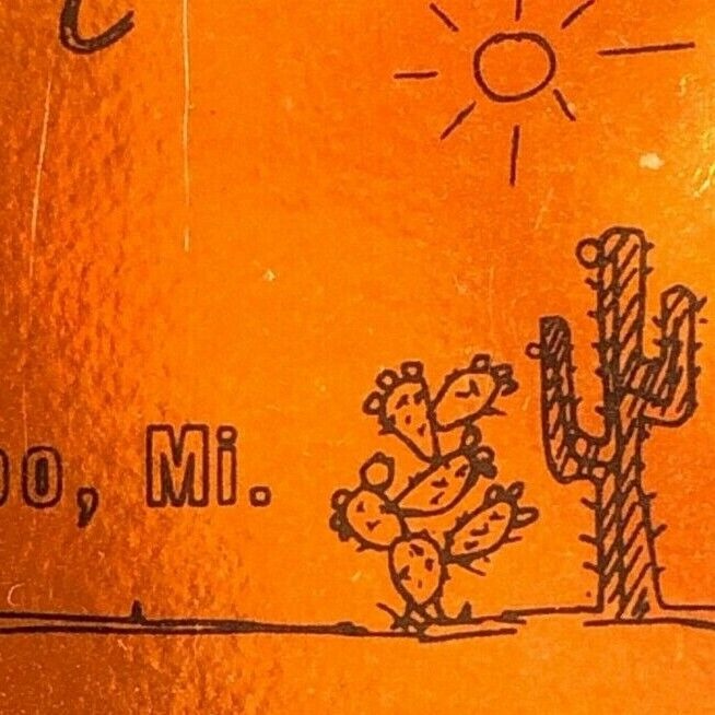 Mi Ranchito Restaurant Kalamazoo, MI Cactus c1970's-80's Full Matchbook