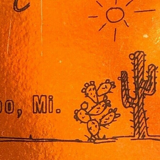Mi Ranchito Restaurant Kalamazoo, MI Cactus c1970's-80's Full Matchbook