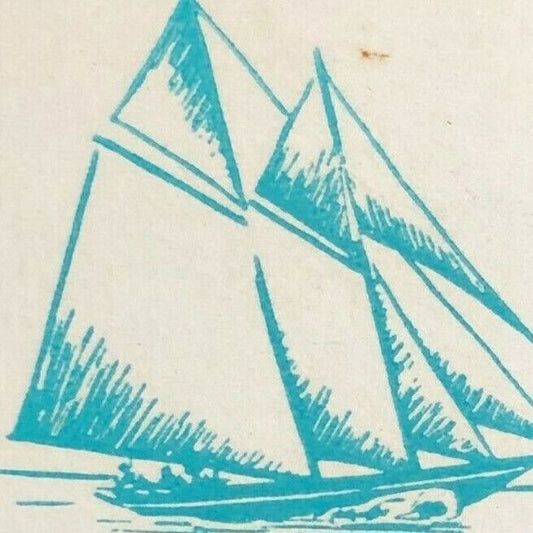 Halifax Nova Scotia Bluenose Motel c1960's-70's Full Matchbook