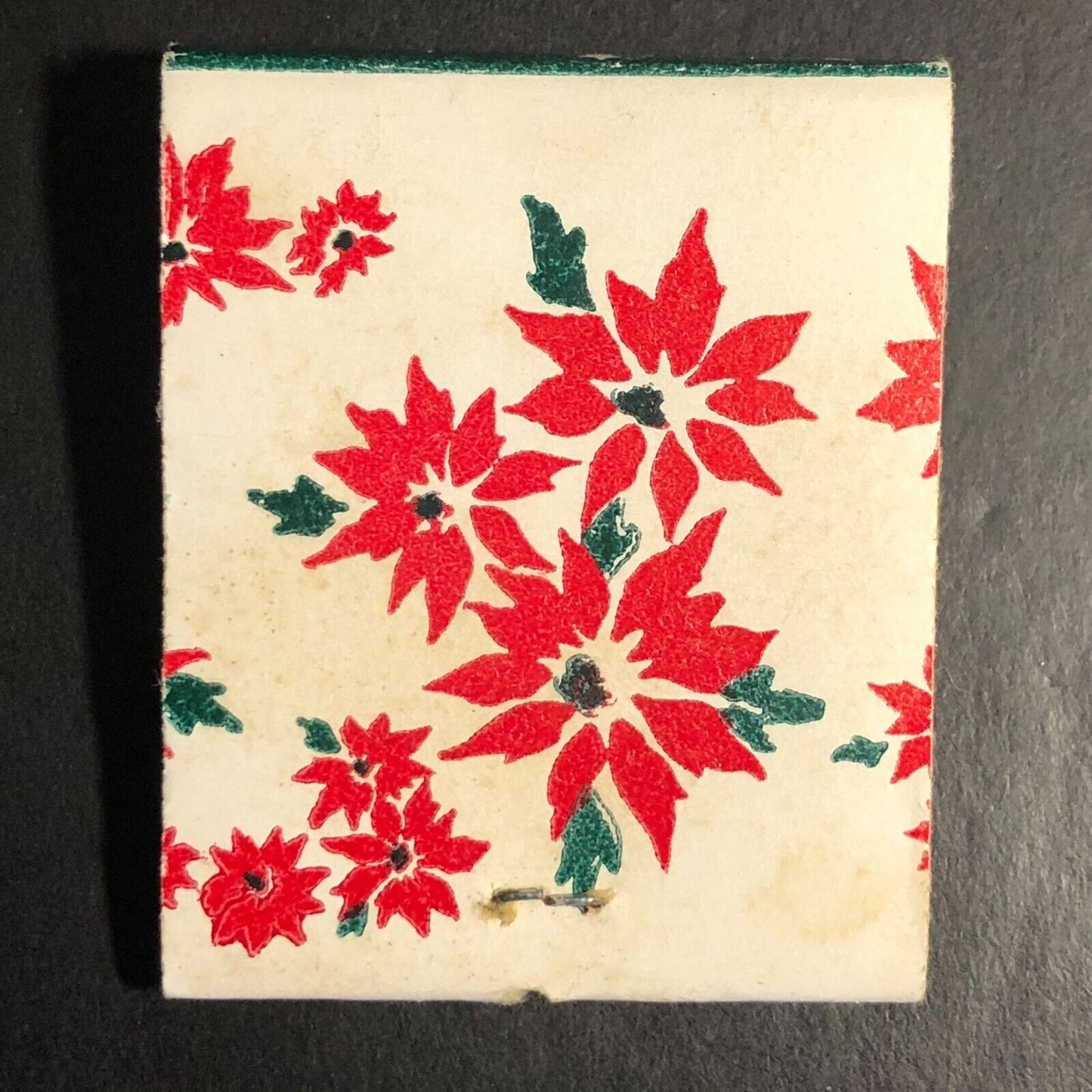 "Greetings" Winter Holiday Snowy Home Scene Half Full Matchbook c1964-74*