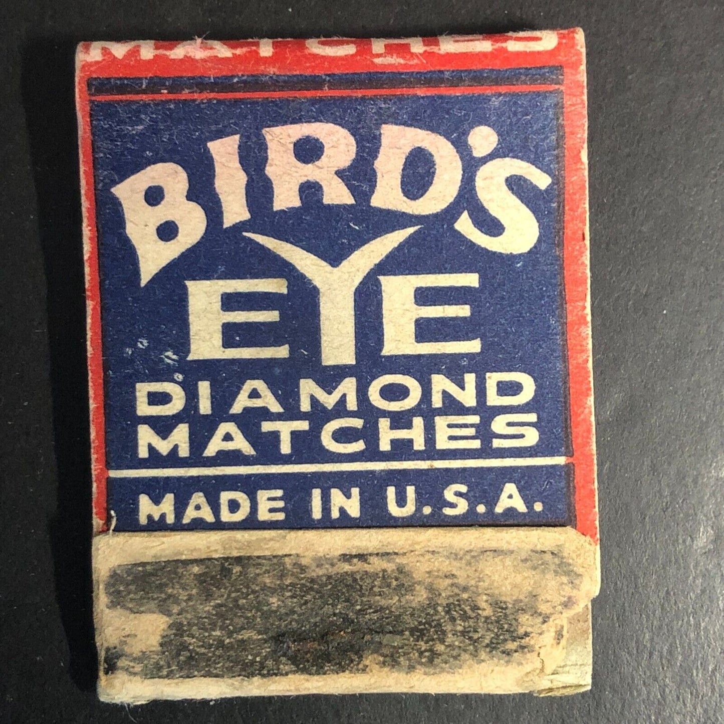 Bird's Eye - Diamond Match Co.'s Full Matchbook - c1930's-40's