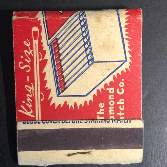 Diamond Match Co. "Favorite of Millions" Near Full (-3) Matchbook c1940's-50's
