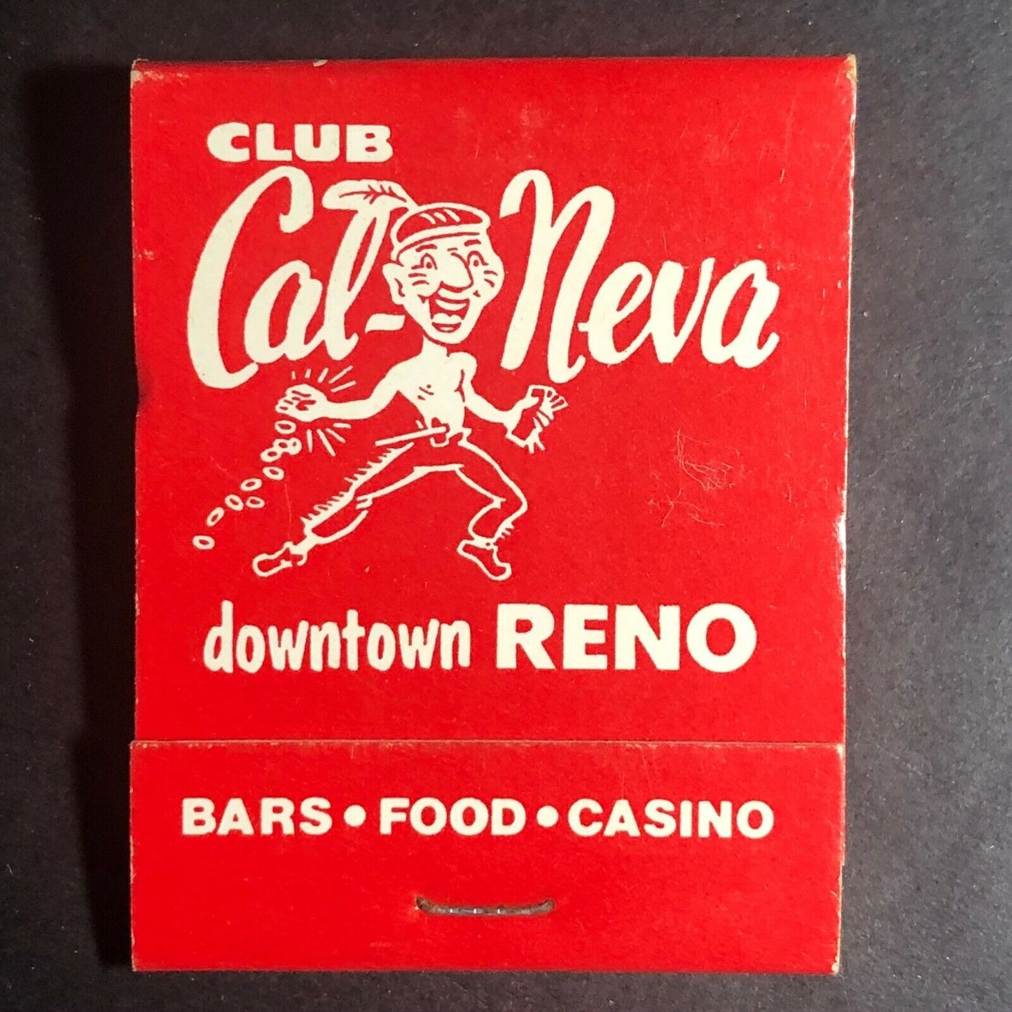 "Club Cal-Neva" "Double Action $50,000 Keno" Reno, NV 1960's-70's Full Matchbook