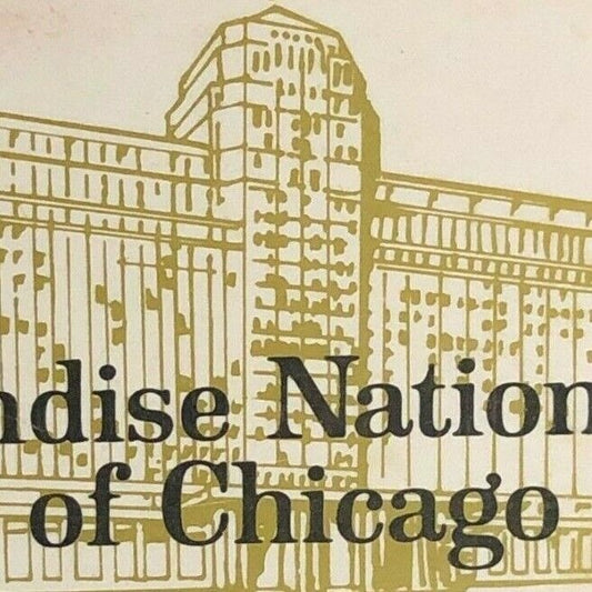 Merchandise National Bank of Chicago c1970's-80's Full Matchbook