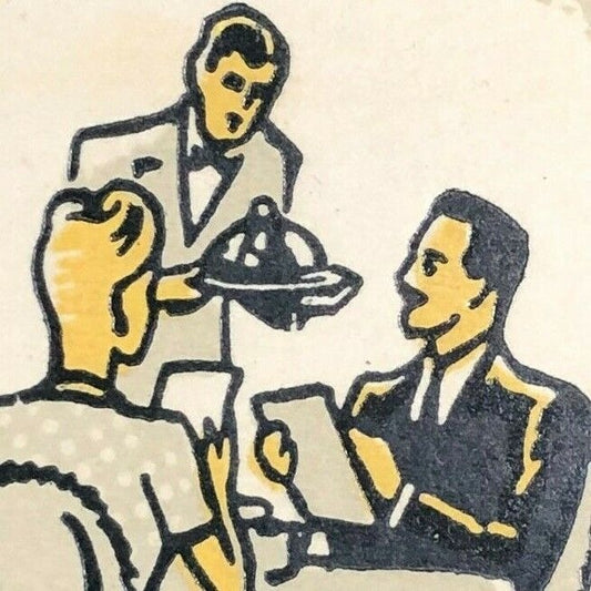 1930's-40's Full Matchbook Luxor Restaurant "Steaks Broiled On Charcoal" Montrea