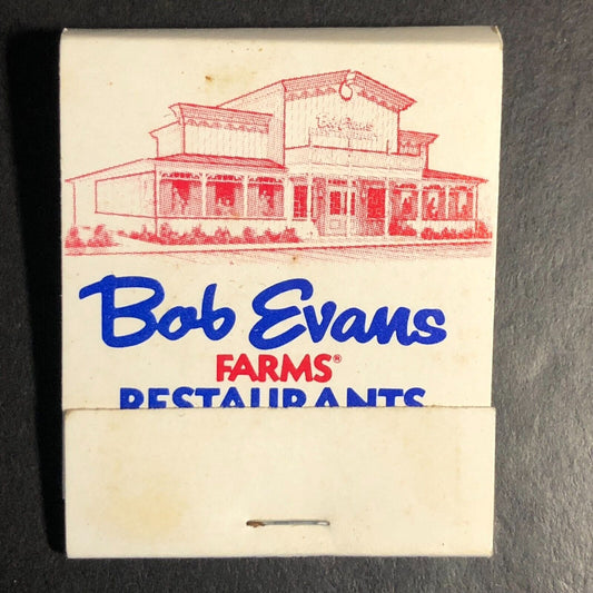 Bob Evans Farms Restaurants / Pork Sausage Full Matchbook c1974-80's VGC