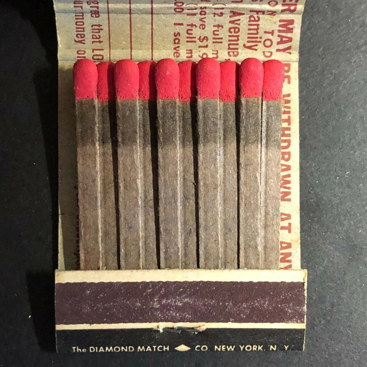 1940's-50's Full Matchbook - "Look" Magazine Offer $2.00 For 25 Issues