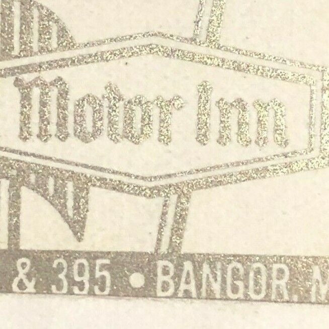Bangor, ME Wedgewood Arms Motor Inn c1950's-60's Full Matchbook