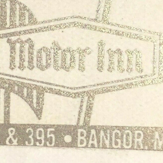 Bangor, ME Wedgewood Arms Motor Inn c1950's-60's Full Matchbook