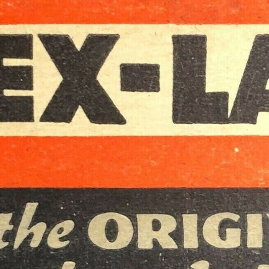 Ex-Lax "The Original Chocolate Laxative" c1940's-50's Full Matchbook