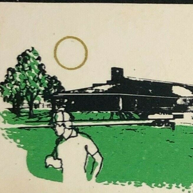 Elmcrest County Club c1970's Full Matchbook