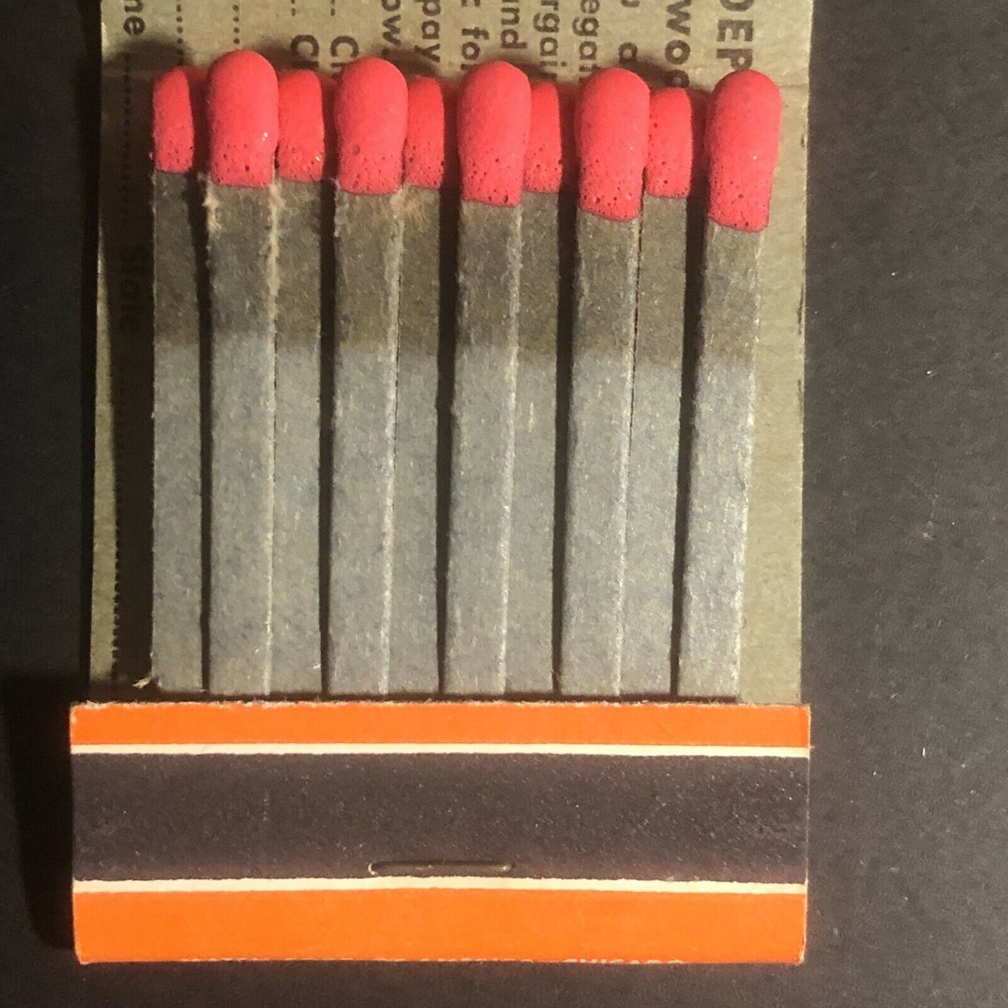 1950's-60's Full Matchbook - "Free Photo Enlargement" Mail In Offer