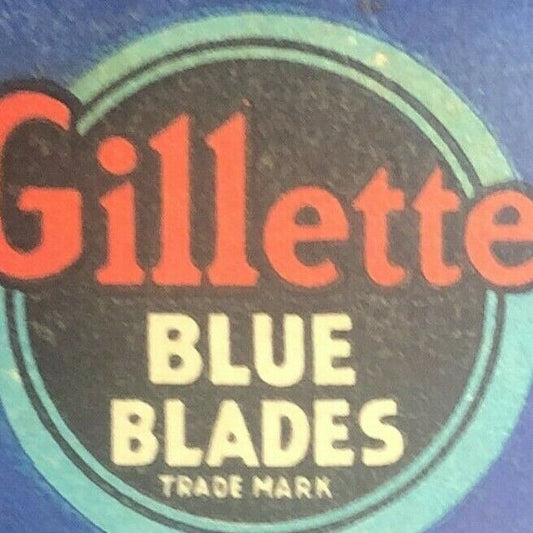 1930's-40's Full Matchbook "Gillette Blue Blades"