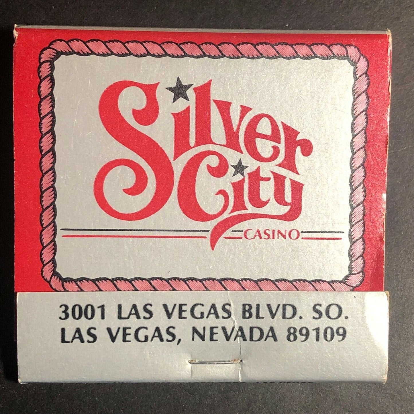 1970's-80's Full Matchbook "Silver City Casino" Las Vegas, NV