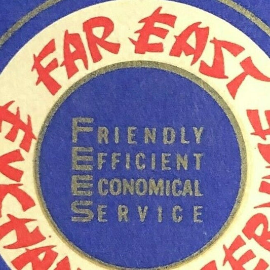70's-80's Full Matchbook "Far East Exchange Service"