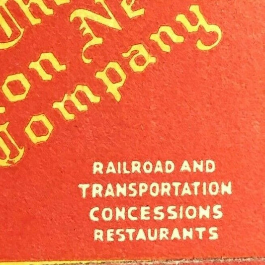 1940's-50's Full Matchbook "Union News Company" at Penn Railroad Stations