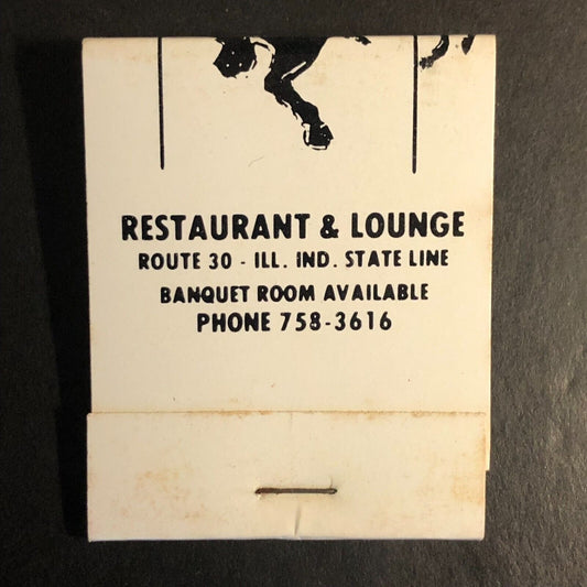 La Casa Da 7 G's Restaurant Lounge Near Dyer, IN Full Matchbook c1974-79 Scarce