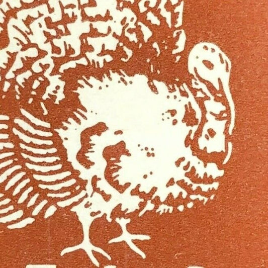 Wallingford Hamden Brookfield, CT c1960's-70's Full Matchbook "White Turkey Inns"